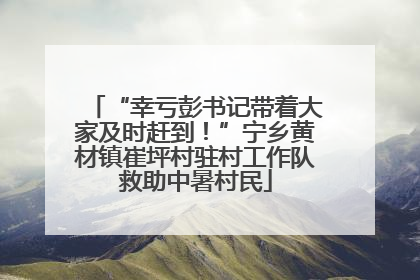 “幸亏彭书记带着大家及时赶到！”宁乡黄材镇崔坪村驻村工作队救助中暑村民