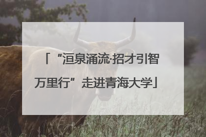 “洹泉涌流·招才引智万里行”走进青海大学