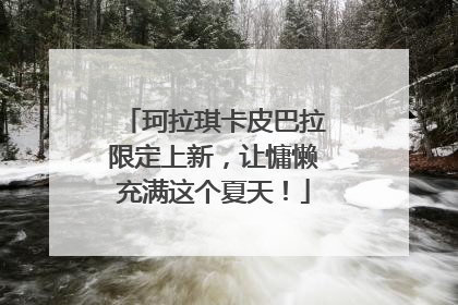 珂拉琪卡皮巴拉限定上新，让慵懒充满这个夏天！