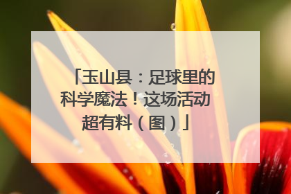 玉山县：足球里的科学魔法！这场活动超有料（图）