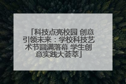 科技点亮校园 创意引领未来：学校科技艺术节圆满落幕 学生创意实践大荟萃