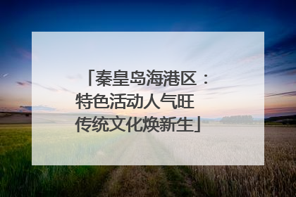 秦皇岛海港区：特色活动人气旺 传统文化焕新生
