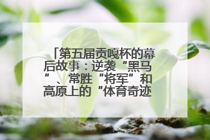 第五届贡嘎杯的幕后故事：逆袭“黑马”、常胜“将军”和高原上的“体育奇迹”丨微纪录