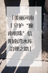美丽河南丨守护“豫南明珠”信阳南湾水库治理之路