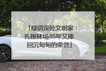 绿荫深处文明家：扎根林场46年又捧回沉甸甸的荣誉