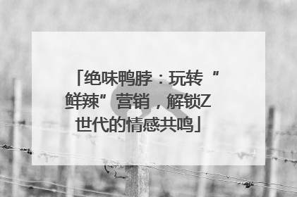 绝味鸭脖：玩转“鲜辣”营销，解锁Z世代的情感共鸣