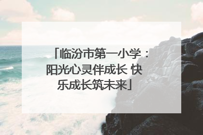 临汾市第一小学：阳光心灵伴成长 快乐成长筑未来