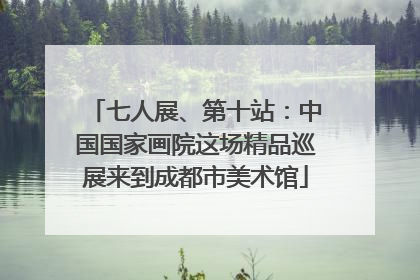 七人展、第十站：中国国家画院这场精品巡展来到成都市美术馆