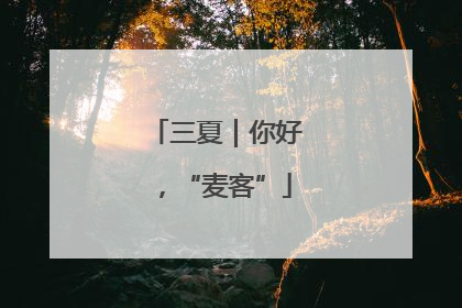 三夏｜你好，“麦客”
