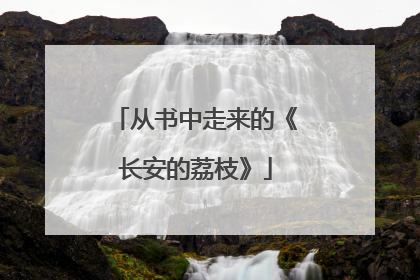 从书中走来的《长安的荔枝》