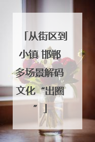 从街区到小镇 邯郸多场景解码文化“出圈”