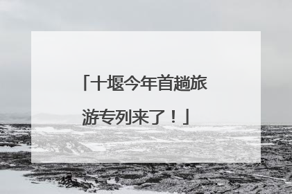 十堰今年首趟旅游专列来了！