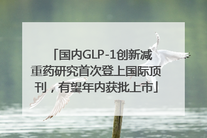 国内GLP-1创新减重药研究首次登上国际顶刊，有望年内获批上市