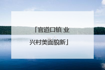 官道口镇 业兴村美面貌新