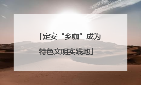 定安“乡咖”成为特色文明实践地