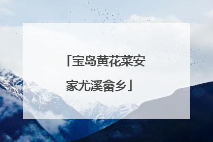 宝岛黄花菜安家尤溪畲乡
