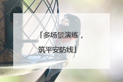 多场景演练，筑平安防线