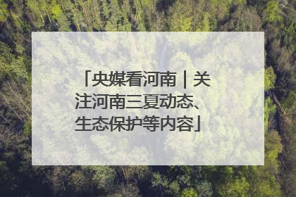 央媒看河南｜关注河南三夏动态、生态保护等内容