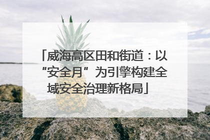 威海高区田和街道：以“安全月”为引擎构建全域安全治理新格局