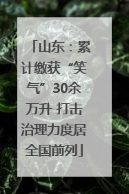 山东：累计缴获“笑气”30余万升 打击治理力度居全国前列