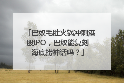 巴奴毛肚火锅冲刺港股IPO，巴奴能复刻海底捞神话吗？