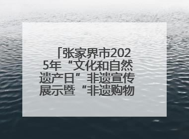张家界市2025年“文化和自然遗产日”非遗宣传展示暨“非遗购物节”活动在慈利县盛大启幕