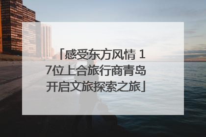 感受东方风情 17位上合旅行商青岛开启文旅探索之旅