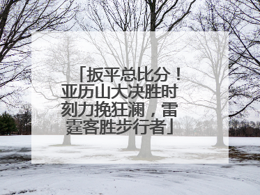 扳平总比分！亚历山大决胜时刻力挽狂澜，雷霆客胜步行者
