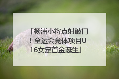 杨浦小将点射破门！全运会竞体项目U16女足首金诞生