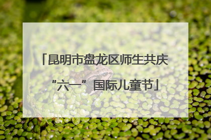 昆明市盘龙区师生共庆“六一”国际儿童节