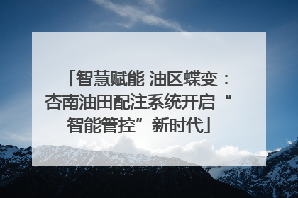 智慧赋能 油区蝶变：杏南油田配注系统开启“智能管控”新时代