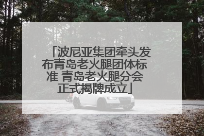 波尼亚集团牵头发布青岛老火腿团体标准 青岛老火腿分会正式揭牌成立