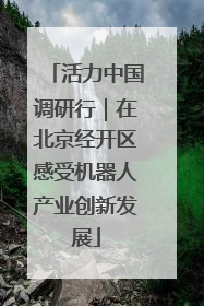 活力中国调研行｜在北京经开区感受机器人产业创新发展