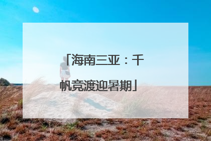 海南三亚：千帆竞渡迎暑期