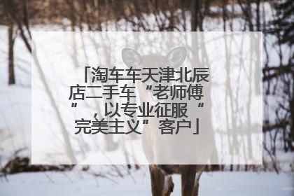 淘车车天津北辰店二手车“老师傅”，以专业征服“完美主义”客户