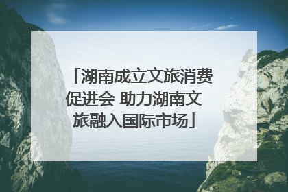 湖南成立文旅消费促进会 助力湖南文旅融入国际市场