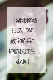 湖北移动打造“AI数字哨兵”护航长江生态链