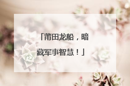 莆田龙船，暗藏军事智慧！