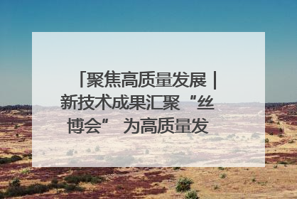 聚焦高质量发展｜新技术成果汇聚“丝博会” 为高质量发展注入新动能