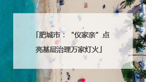 肥城市：“仪家亲”点亮基层治理万家灯火