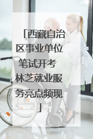 西藏自治区事业单位笔试开考 林芝就业服务亮点频现
