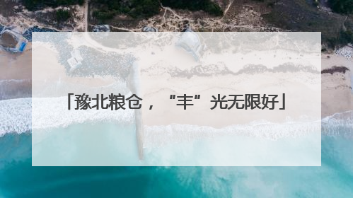 豫北粮仓，“丰”光无限好