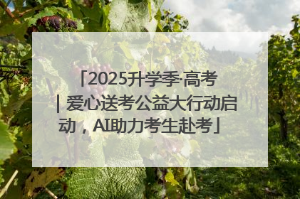 2025升学季·高考｜爱心送考公益大行动启动，AI助力考生赴考