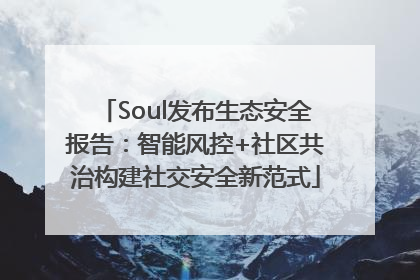 Soul发布生态安全报告：智能风控+社区共治构建社交安全新范式